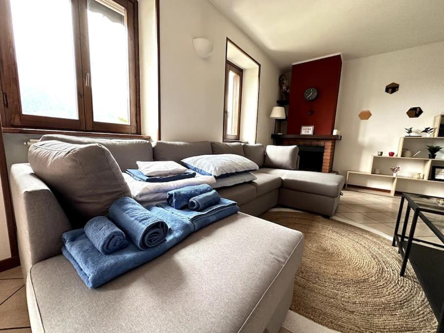 3Br Villetta Con Panoramica Sul Lago Нессо Екстер'єр фото