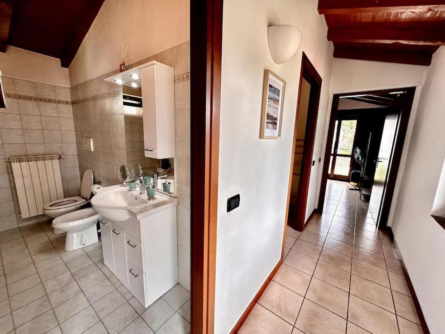 3Br Villetta Con Panoramica Sul Lago Нессо Екстер'єр фото